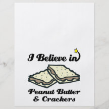 i believe in peanut butter and crackers flyers