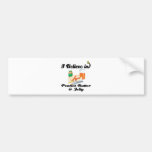 i believe in peanut butter and jelly bumper sticker