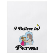 i believe in perms flyer design