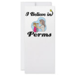 i believe in perms rack cards