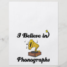 i believe in phonographs flyer
