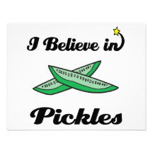 i believe in pickles personalized announcements