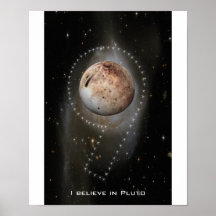 I Believe In Pluto Posters