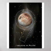I Believe In Pluto Print