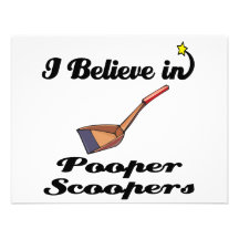 i believe in pooper scoopers announcements
