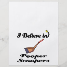 i believe in pooper scoopers full color flyer