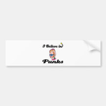 i believe in punks bumper stickers