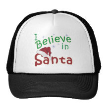 I Believe in Santa Mesh Hat