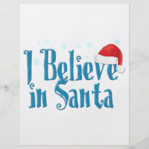 I Believe in Santa Personalized Flyer