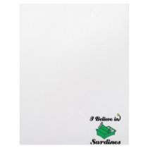 i believe in sardines letterhead