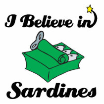 i believe in sardines photo cutout