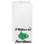i believe in sardines custom rack cards