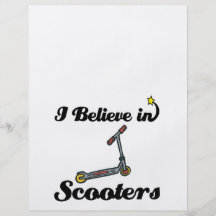 i believe in scooters full colour flyer