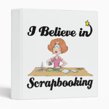 i believe in scrapbooking binders