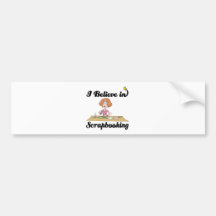 i believe in scrapbooking bumper stickers