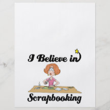 i believe in scrapbooking custom flyer
