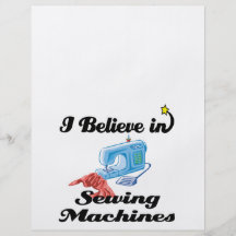 i believe in sewing machines personalized flyer