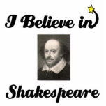 i believe in shakespeare photo sculptures