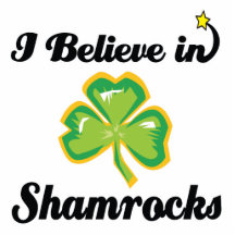 i believe in shamrocks acrylic cut outs