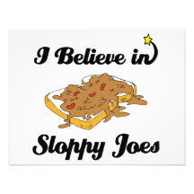 i believe in sloppy joes custom announcements