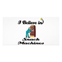 i believe in snack machines photo card template