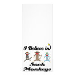 i believe in sock monkeys full colour rack card