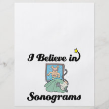 i believe in sonograms flyer
