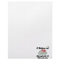 i believe in spaghetti and meatballs letterhead template