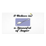 i believe in spoonful of sugar personalized photo card