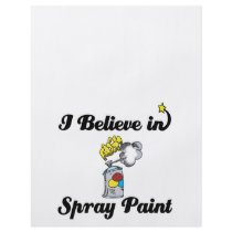 i believe in spray paint full colour flyer