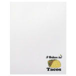 i believe in tacos letterhead