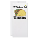 i believe in tacos rack cards