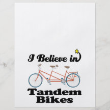 i believe in tandem bikes flyers