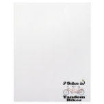 i believe in tandem bikes letterhead