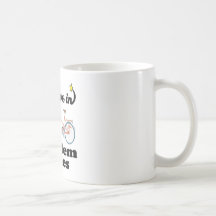 i believe in tandem bikes mug