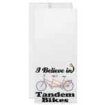 i believe in tandem bikes rack cards