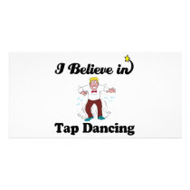 i believe in tap dancing picture card