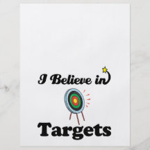 i believe in targets custom flyer