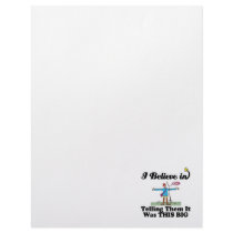 i believe in telling it was this big fish custom letterhead
