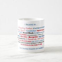 I believe in the United States Coffee Mugs