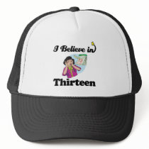 i believe in thirteen trucker hats