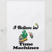 i believe in time machines flyers