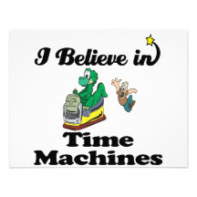 i believe in time machines invitations