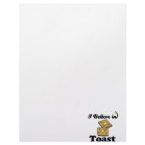 i believe in toast custom letterhead