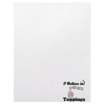 i believe in toppings letterhead template