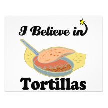 i believe in tortillas personalized announcements