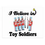 i believe in toy soldiers post cards