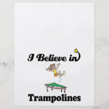 i believe in trampolines flyers