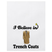 i believe in trench coats flyer