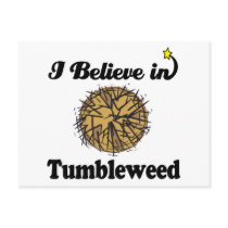 i believe in tumbleweed post cards